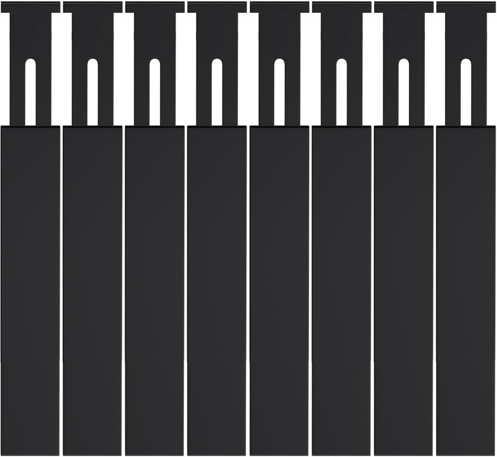 4-Pack Adjustable Bamboo Drawer Dividers, 12–17" for Kitchen, Closet, Dresser, Bedroom & Office Organization