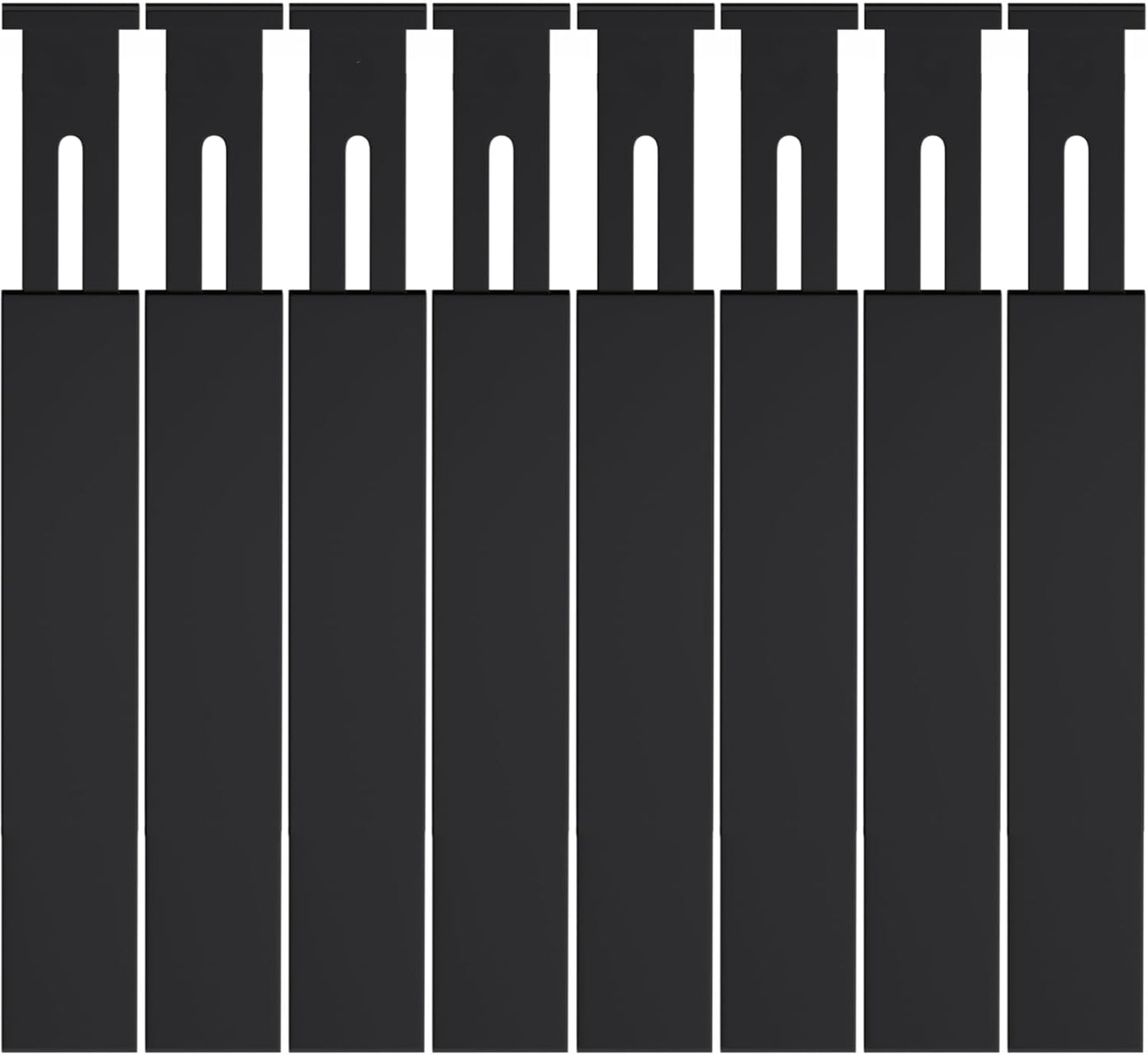 4-Pack Adjustable Bamboo Drawer Dividers, 12–17" for Kitchen, Closet, Dresser, Bedroom & Office Organization