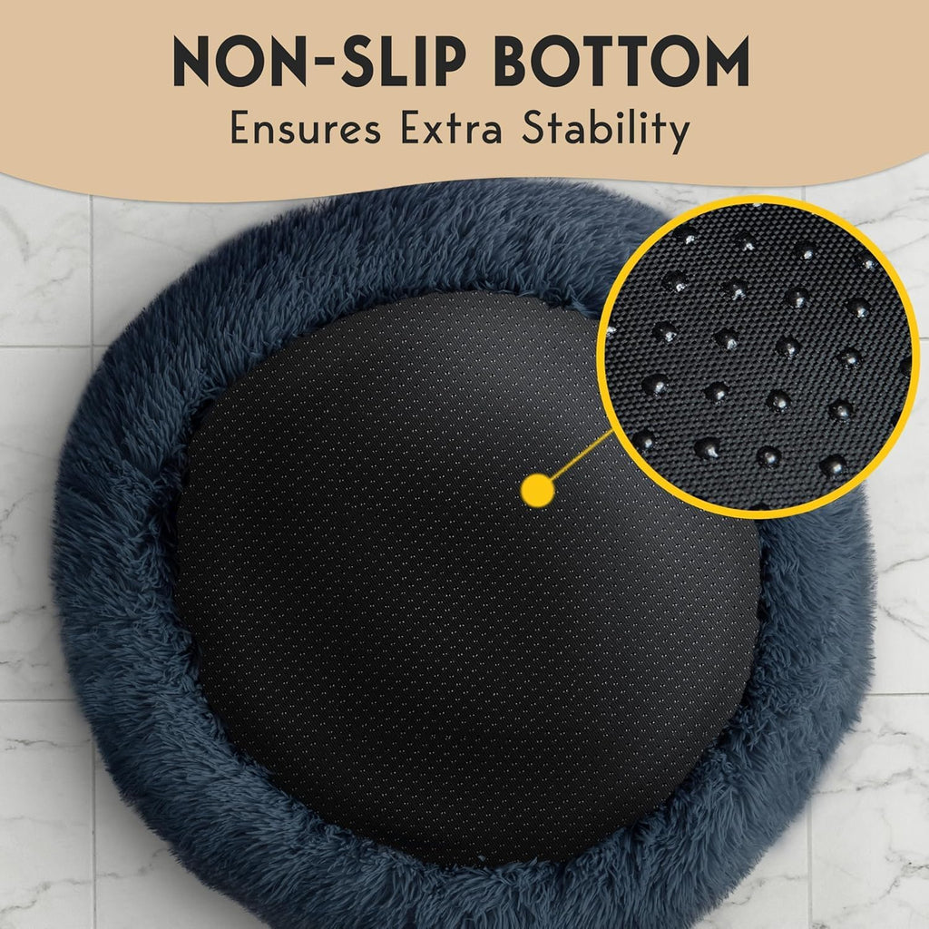 Calming Dog Bed for Small to Large Dogs Soft Donut Bed