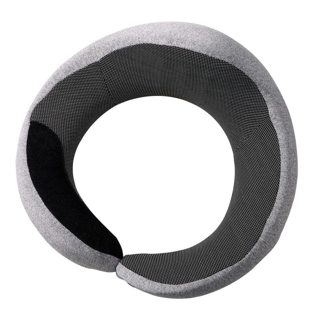Casy Nest  Dual-Layer 3D Travel Neck Pillow – 360° Adjustable Memory Foam with Eye Cover, Noise Blockers & Carry Pouch