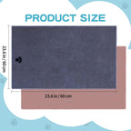 Two pack dog bath towels with soft microfiber fabric