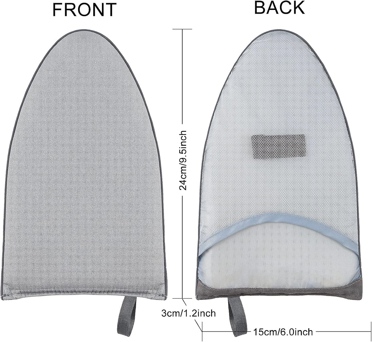 Garment steaming glove for use with handheld clothes steamers