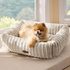 Orthopedic Dog Bed with Washable Cover for Small Dogs