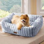 Orthopedic Dog Bed with Washable Cover for Small Dogs