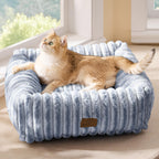 Orthopedic Dog Bed with Washable Cover for Small Dogs