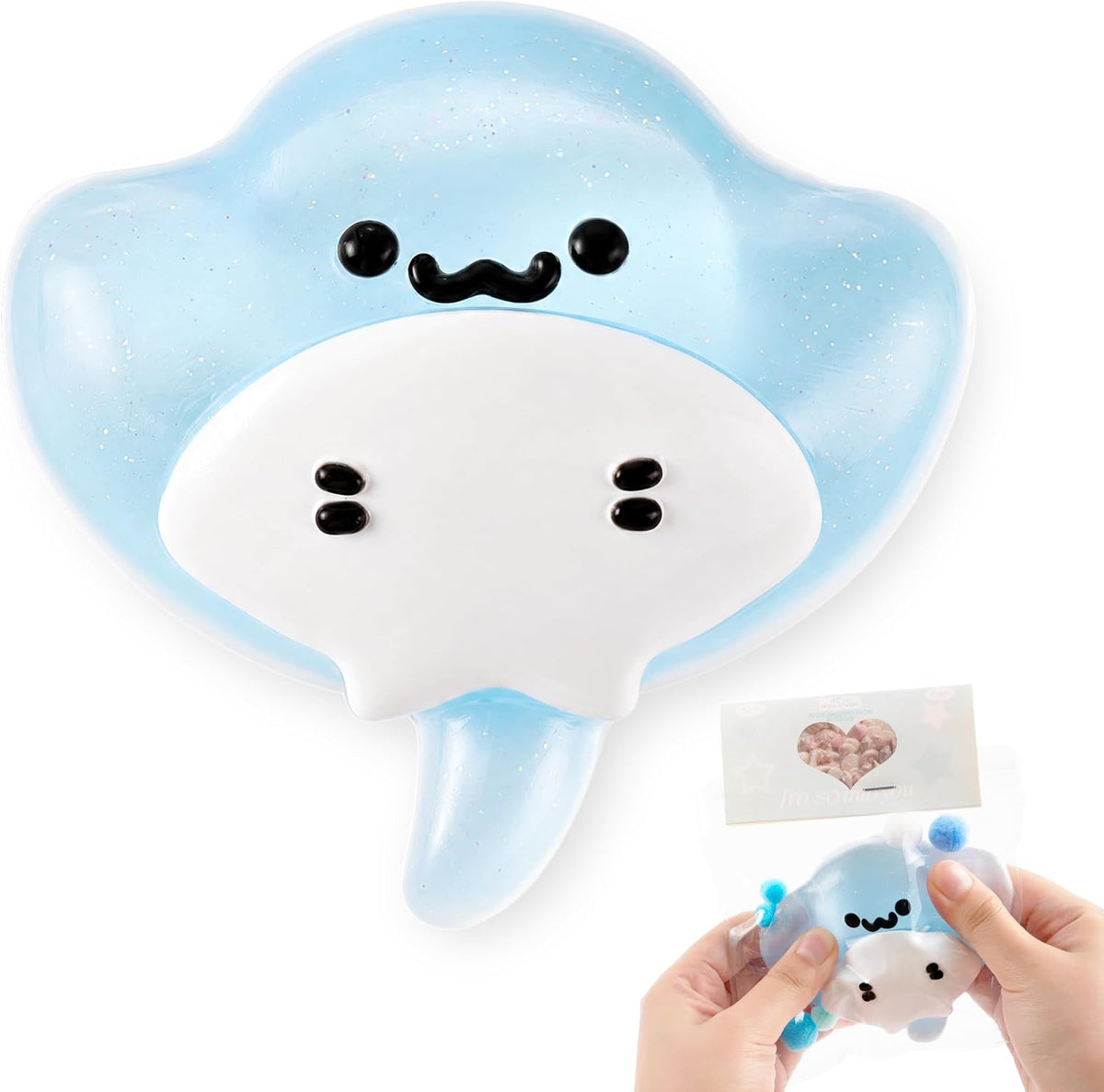 Reusable handmade seal squishy stress relief toy for kids and adults
