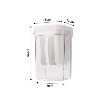 Round Greek yogurt strainer