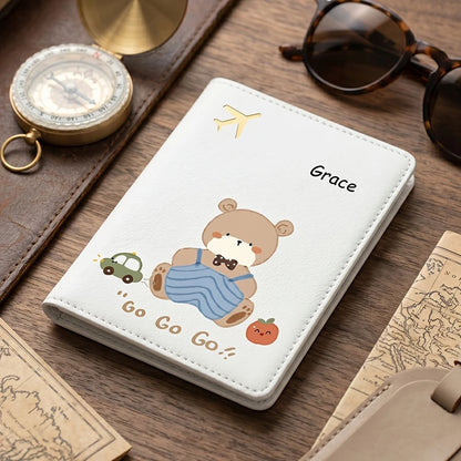 Cute bear passport holder with protective cover - image 4