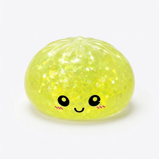 CasyNest glow-in-the-dark glitter squishy fidget toy with cute design