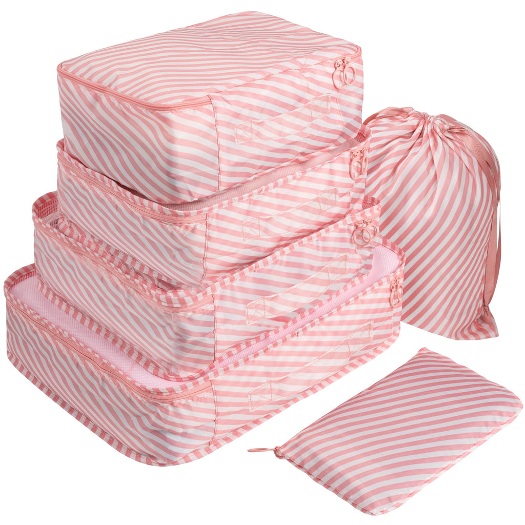 6 Set Packing Cubes, Travel Luggage Packing Organizers