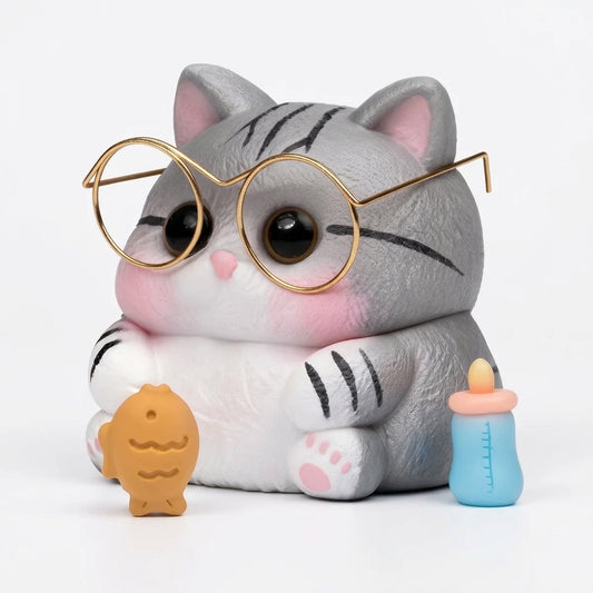 Cat Squishy Toys, Soft TPR Sensory Fidget Squeeze Toy