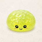 CasyNest glow-in-the-dark glitter squishy fidget toy with cute design