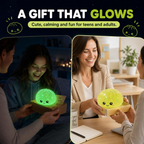 CasyNest glitter squishy fidget toy glowing in the dark