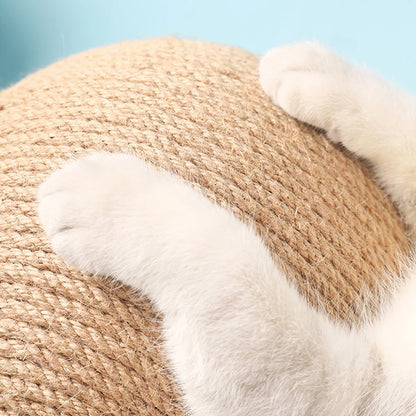 Sisal rope ball cat toy