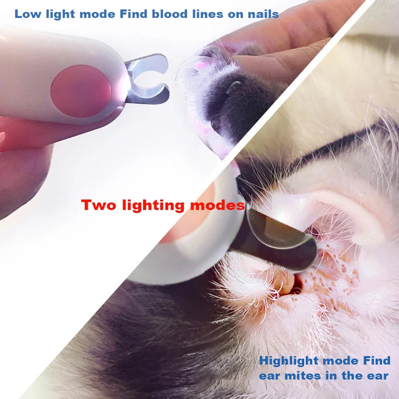 LED pet nail clipper for cats and small dogs - image 4