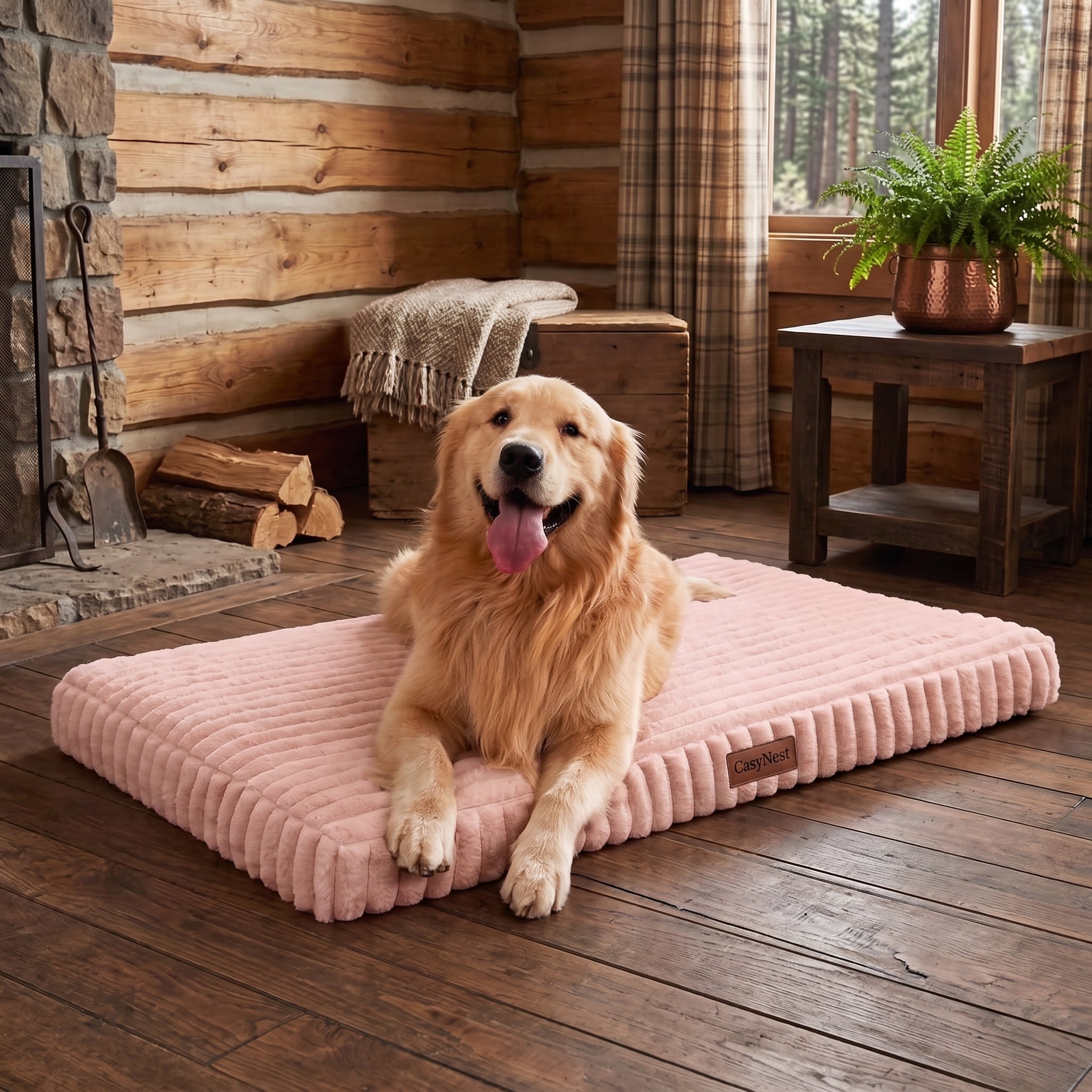 Orthopedic Dog Bed Egg Crate Foam Waterproof Crate Washable