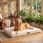 Orthopedic Dog Bed Egg Crate Foam Waterproof Crate Washable