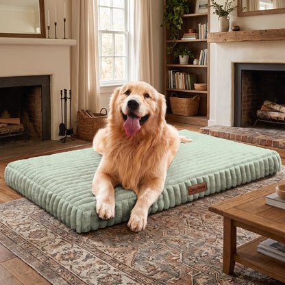 Orthopedic Dog Bed Egg Crate Foam Waterproof Crate Washable