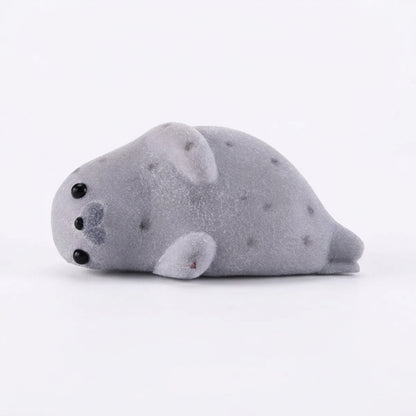Handmade Taba Seal squishy with soft silicone body and cute seal design