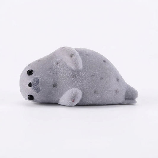 Handmade Taba Seal squishy with soft silicone body and cute seal design