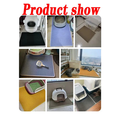 Waterproof double-layer cat litter mat - image 6