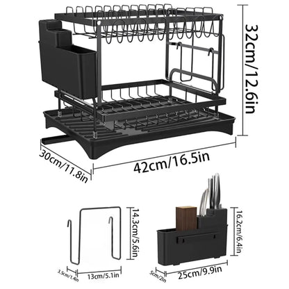 Large dish drying rack