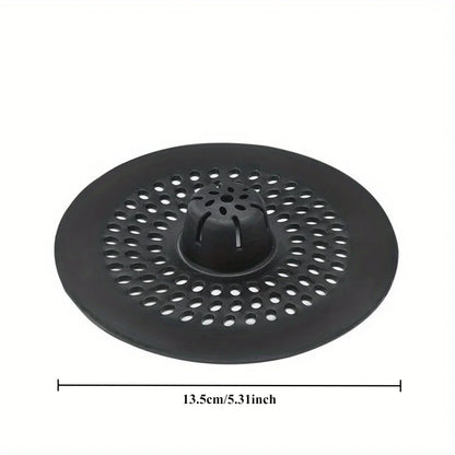 White silicone drain strainer