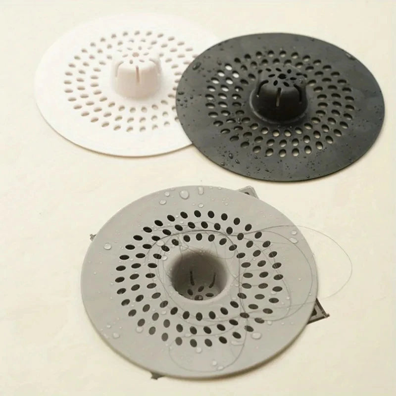 Kitchen sink silicone drain strainer