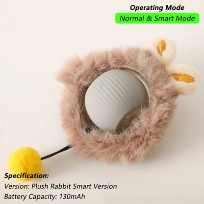 Smart rolling ball cat toy product features