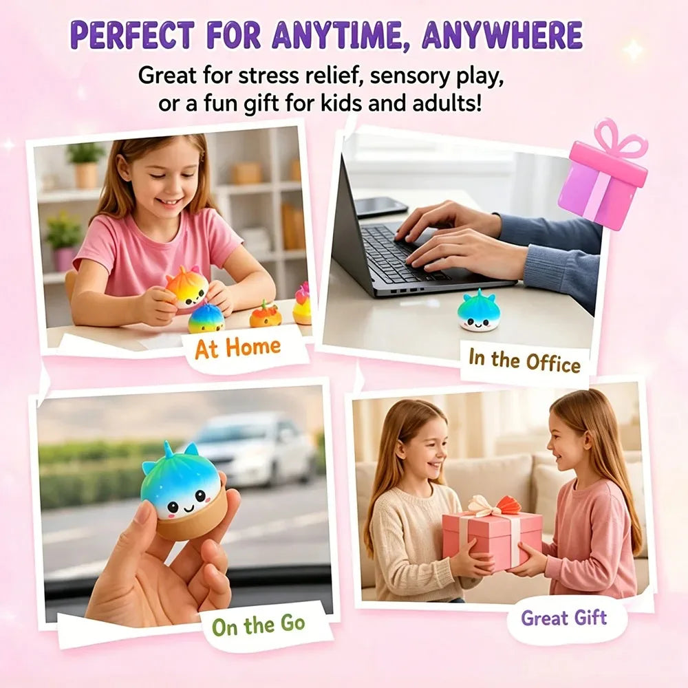 Kawaii purple squishy toy for collectors
