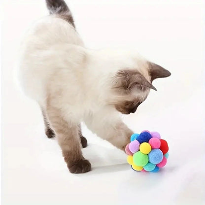 Cat ball toy set size and dimensions