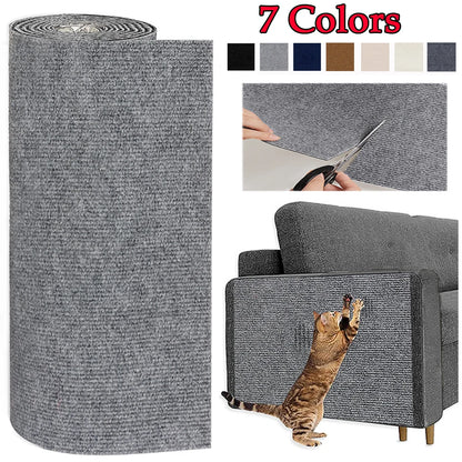 Self-adhesive cat scratch mat sofa protector