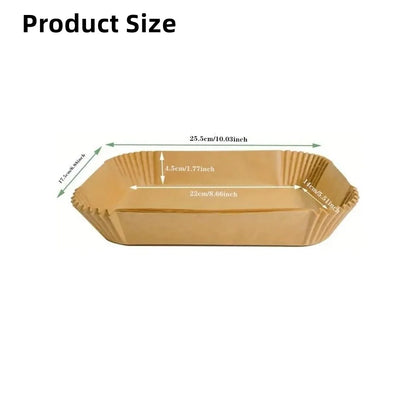 Microwave safe disposable baking paper liner