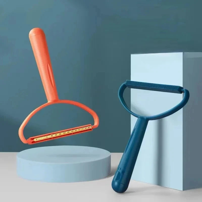 Double-sided pilling scraper
