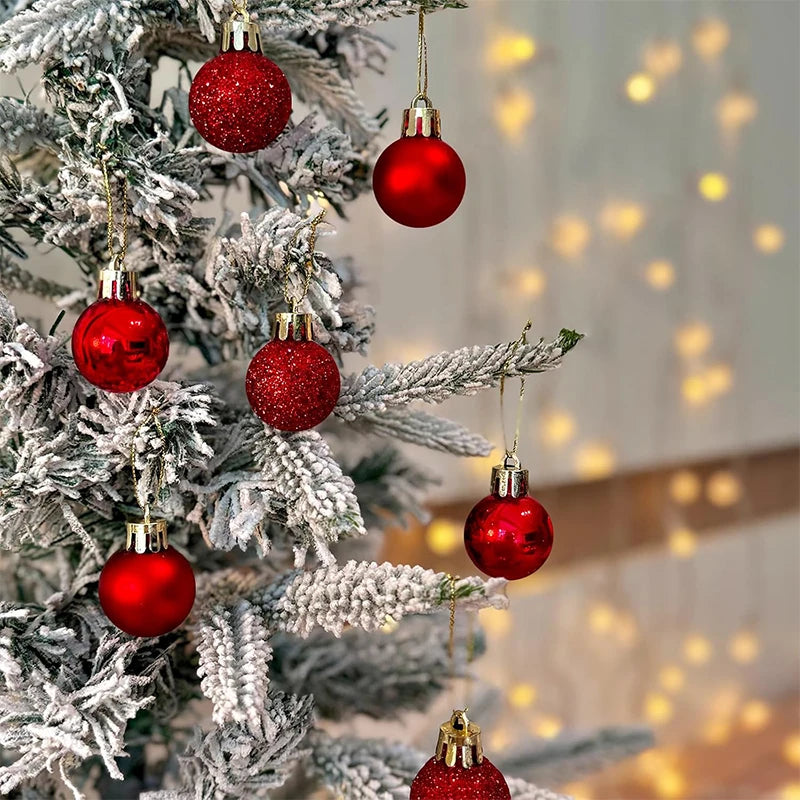 Mini Christmas ball ornaments set - image 2