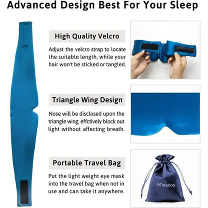 Soft padded sleep mask for travel - image 5