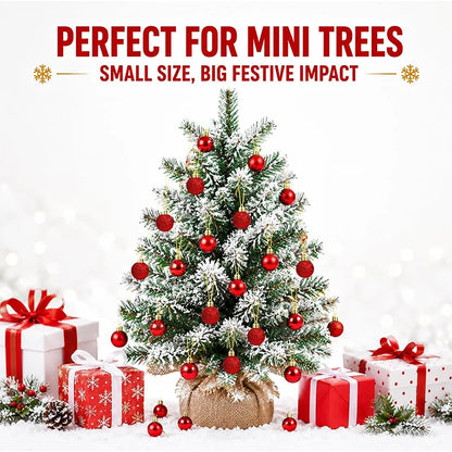 Mini Christmas ball ornaments set - image 4