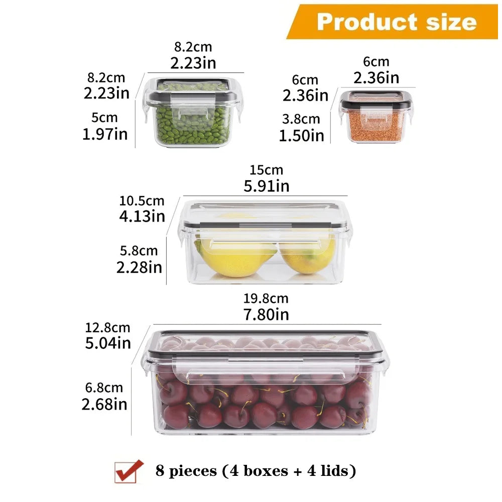 BPA-free locking lid containers for pantry organization