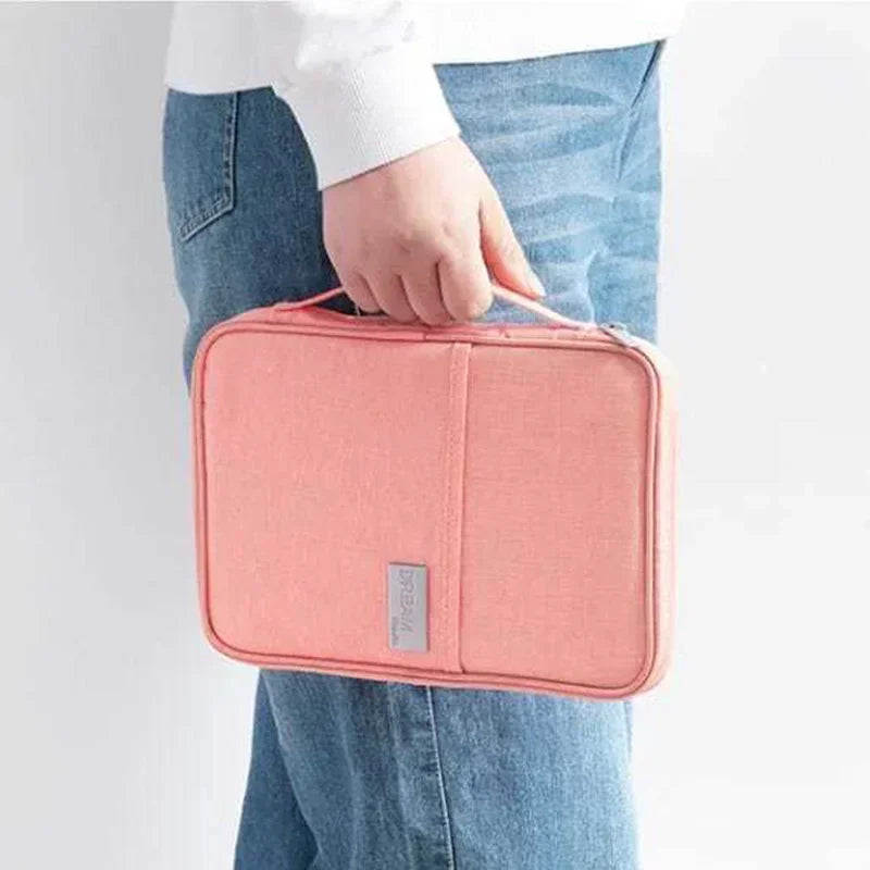 Waterproof family passport holder and travel document organizer - image 4