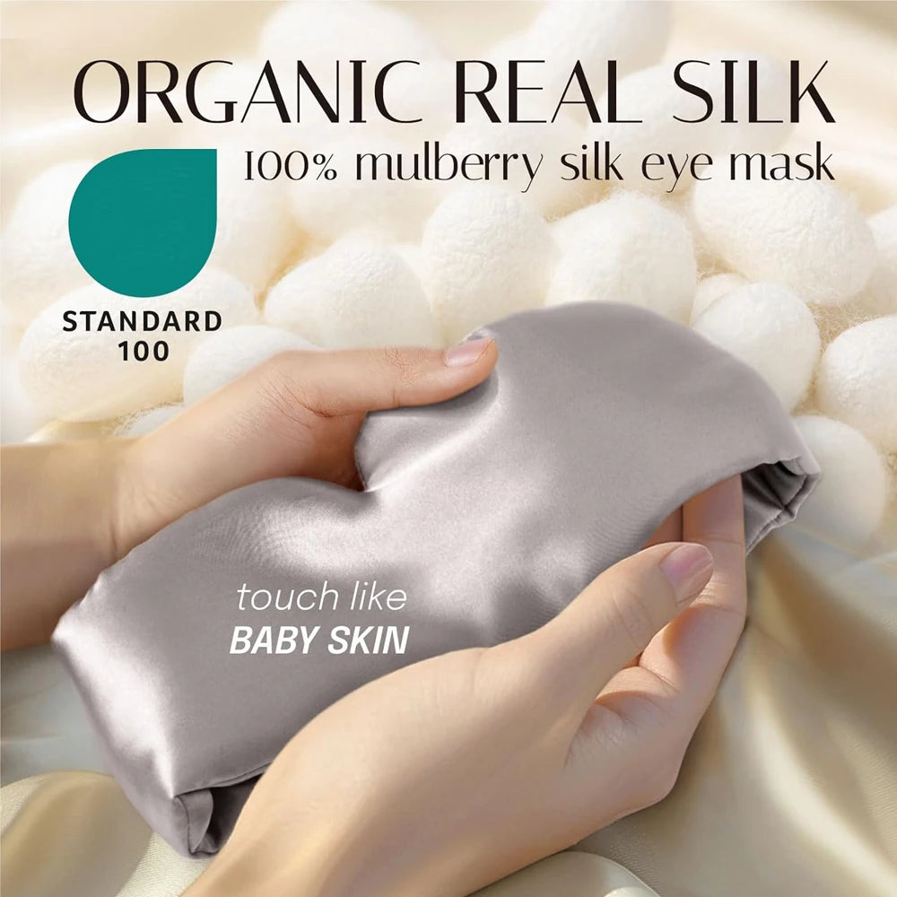 Soft padded eye mask for sleep and travel - image 3