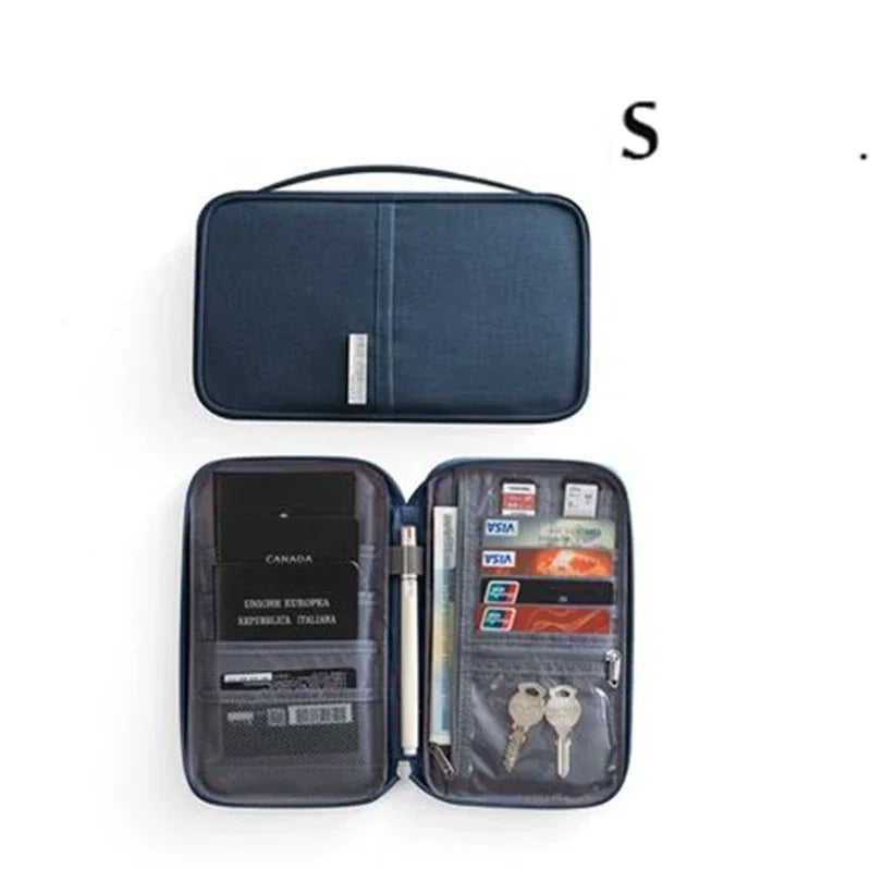Waterproof family passport holder and travel document organizer - image 14