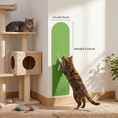 Gray cat scratcher mat