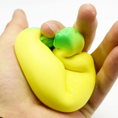 Jumbo Banana Squishy Toy Slow-Rising Fruit Fidget