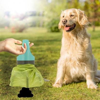 Portable dog poop scooper with bag dispenser - image 2