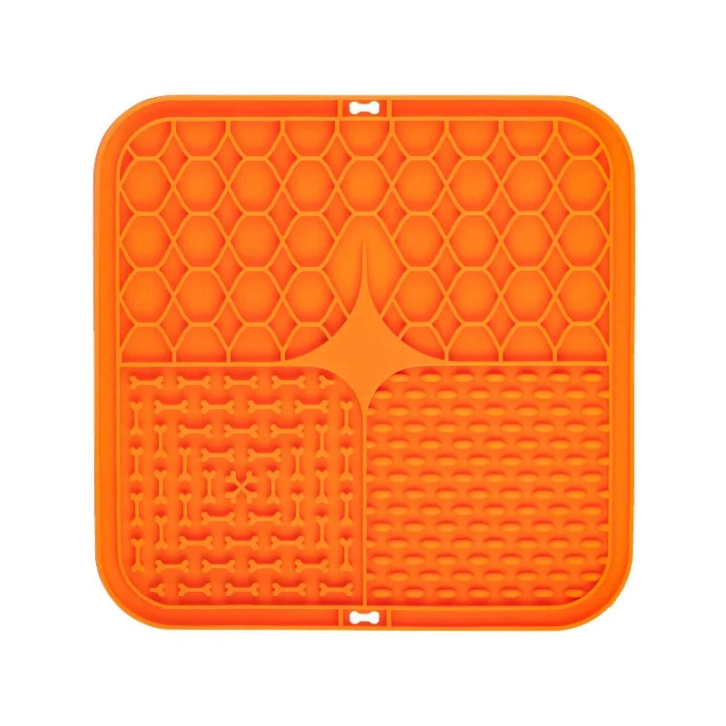 Purple silicone lick pad