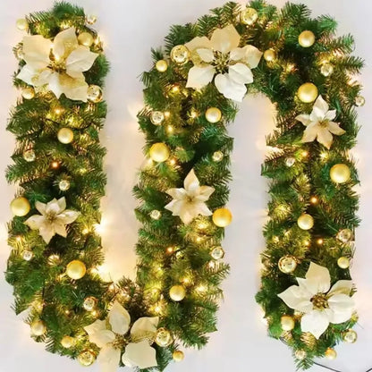 2.7m LED Christmas garland with lanterns - image 6