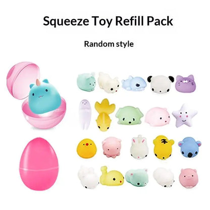 Mini capsule toy dispenser for birthday party activities