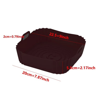 Heat resistant silicone liner for air fryer