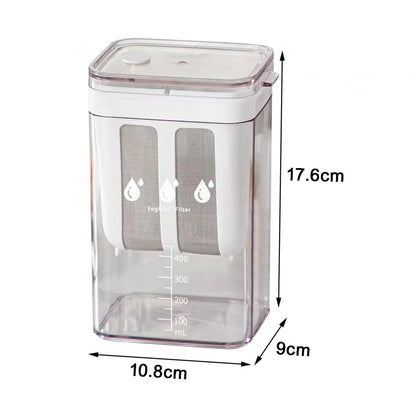 Yogurt strainer mesh filter