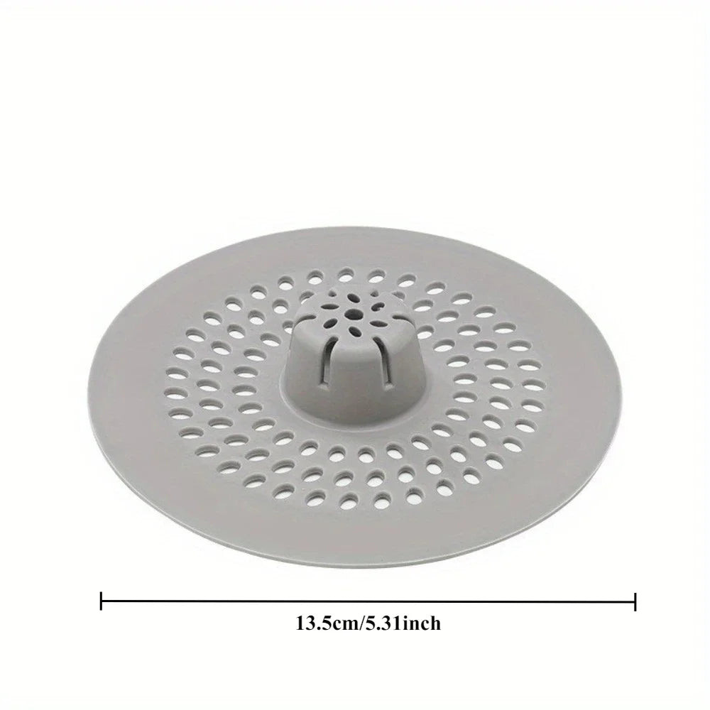 Anti-clog silicone drain cover